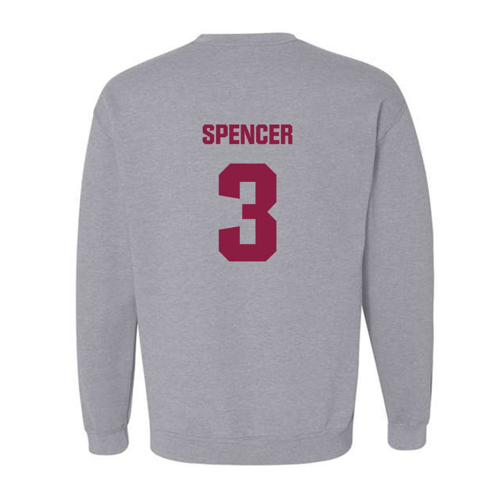 Virginia Tech - NCAA Football : Kaleb Spencer - Classic Fashion Shersey Crewneck Sweatshirt-1