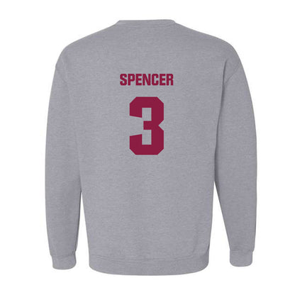Virginia Tech - NCAA Football : Kaleb Spencer - Classic Fashion Shersey Crewneck Sweatshirt-1
