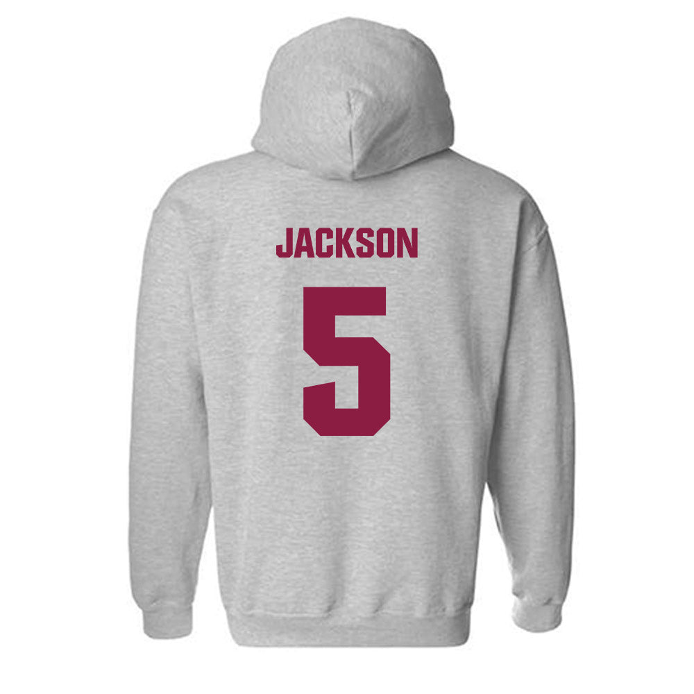 Virginia Tech - NCAA Football : Marlion Jackson - Classic Fashion Shersey Hooded Sweatshirt-1