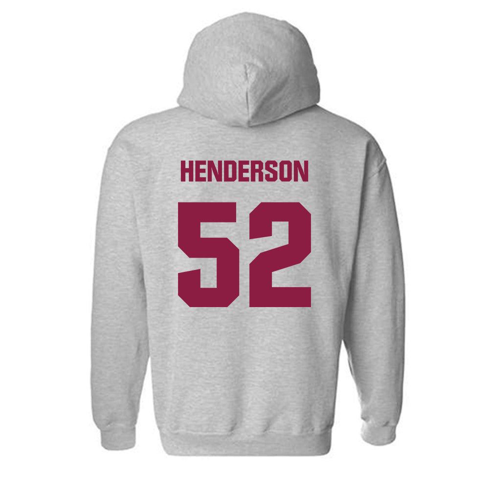 Virginia Tech - NCAA Football : Sherrod Henderson - Classic Fashion Shersey Hooded Sweatshirt-1