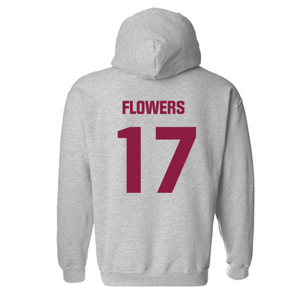 Virginia Tech - NCAA Football : Tyson Flowers - Classic Fashion Shersey Hooded Sweatshirt-1