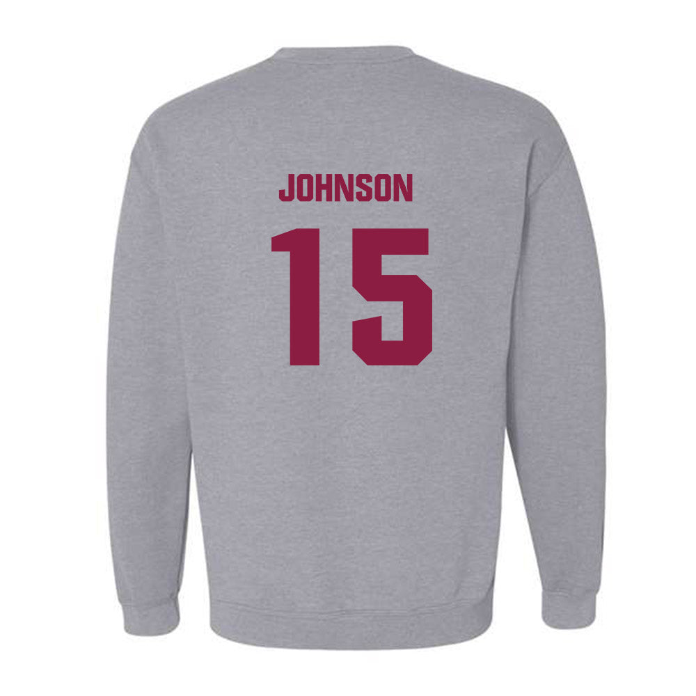 Virginia Tech - NCAA Football : Brennan Johnson - Classic Fashion Shersey Crewneck Sweatshirt-1