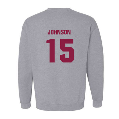 Virginia Tech - NCAA Football : Brennan Johnson - Classic Fashion Shersey Crewneck Sweatshirt-1