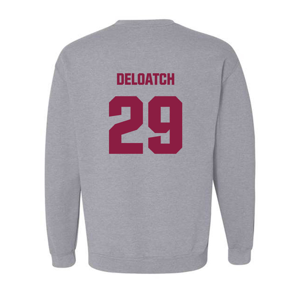 Virginia Tech - NCAA Football : Jahmari DeLoatch - Classic Fashion Shersey Crewneck Sweatshirt-1