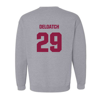 Virginia Tech - NCAA Football : Jahmari DeLoatch - Classic Fashion Shersey Crewneck Sweatshirt-1