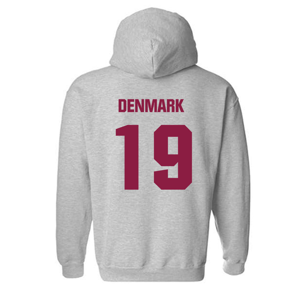 Virginia Tech - NCAA Football : Tyseer Denmark - Classic Fashion Shersey Hooded Sweatshirt-1