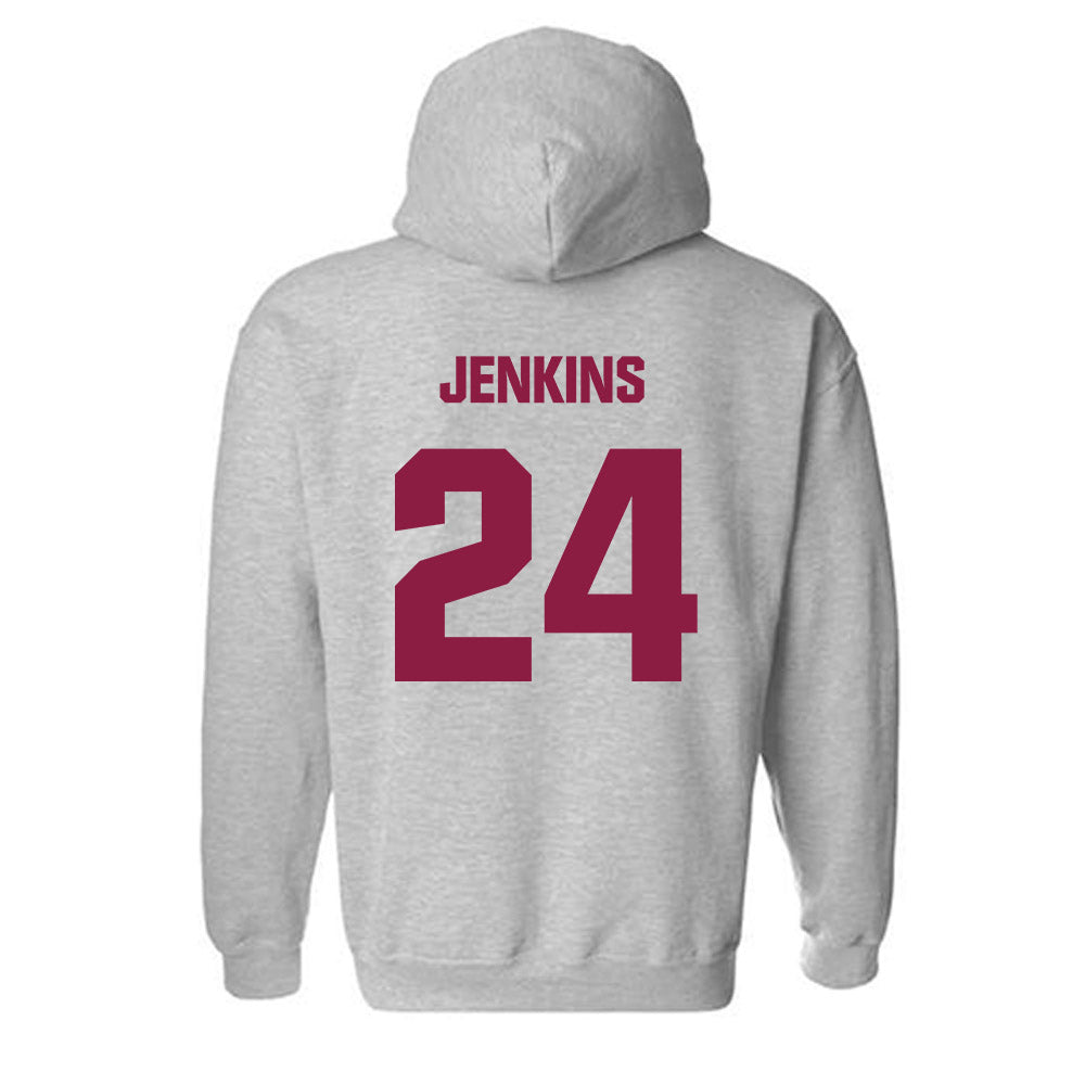 Virginia Tech - NCAA Women's Basketball : Amani Jenkins - Classic Fashion Shersey Hooded Sweatshirt-1