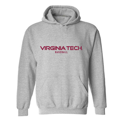 Virginia Tech - NCAA Baseball : Nic Abraham - Classic Fashion Shersey Hooded Sweatshirt-0