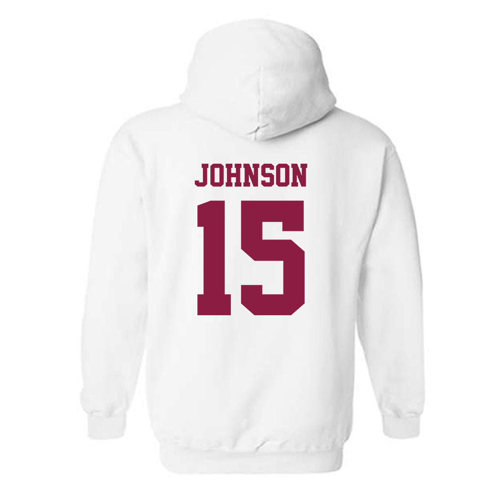 Virginia Tech - NCAA Football : Brennan Johnson - Classic Fashion Shersey Hooded Sweatshirt-1