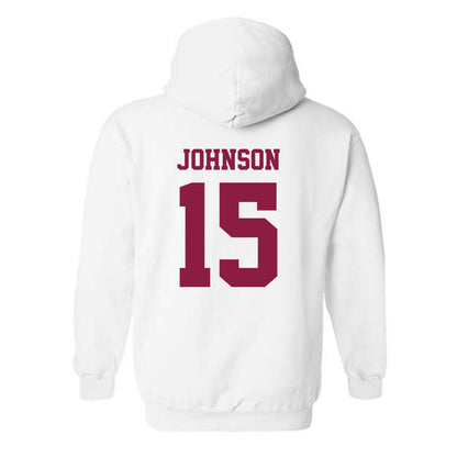 Virginia Tech - NCAA Football : Brennan Johnson - Classic Fashion Shersey Hooded Sweatshirt-1