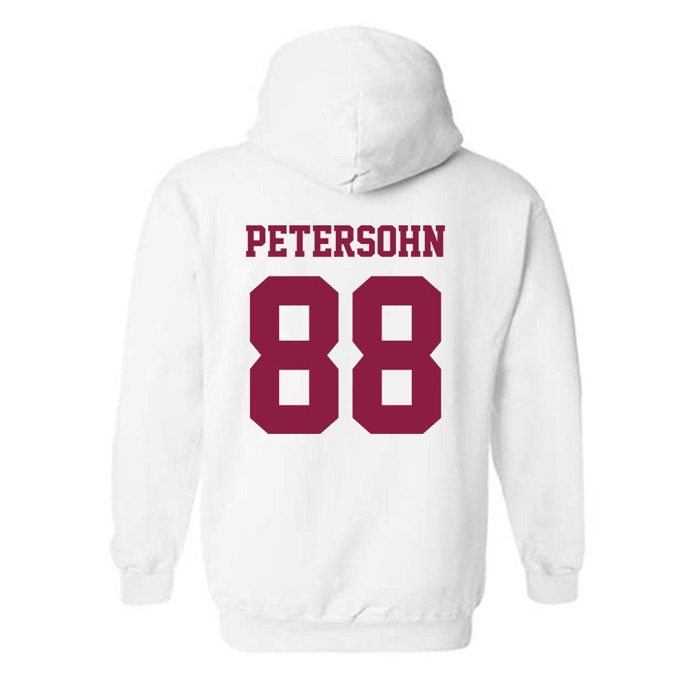 Virginia Tech - NCAA Football : Pierce Petersohn - Classic Fashion Shersey Hooded Sweatshirt-1
