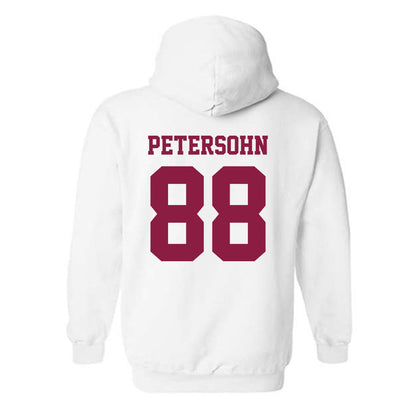 Virginia Tech - NCAA Football : Pierce Petersohn - Classic Fashion Shersey Hooded Sweatshirt-1