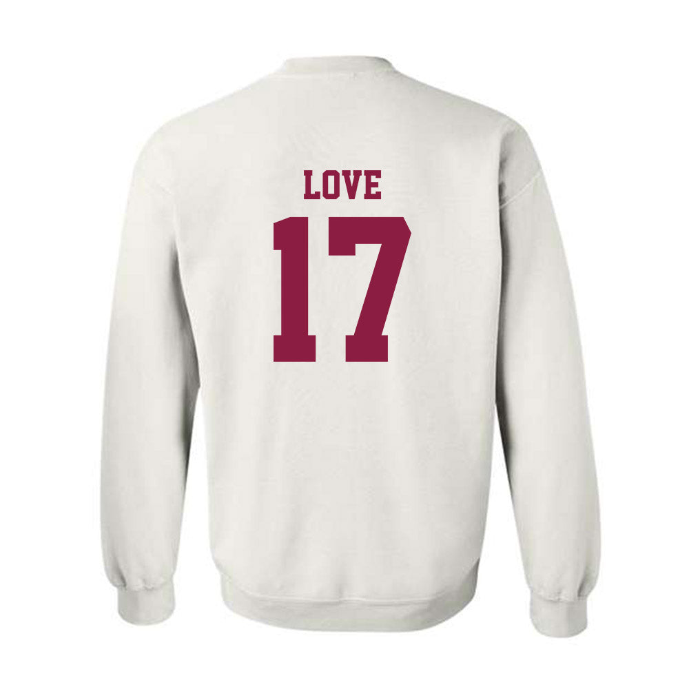 Virginia Tech - NCAA Football : John Love - Classic Fashion Shersey Crewneck Sweatshirt-1