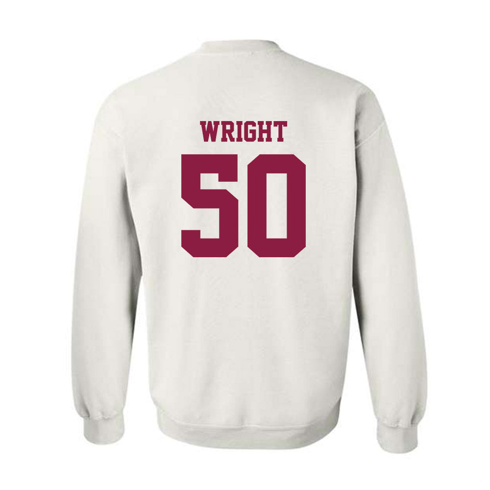 Virginia Tech - NCAA Football : Nathaniel Wright - Classic Fashion Shersey Crewneck Sweatshirt-1