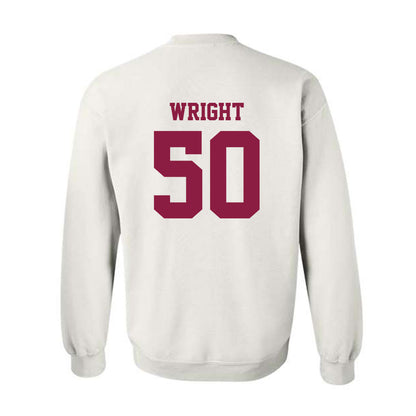 Virginia Tech - NCAA Football : Nathaniel Wright - Classic Fashion Shersey Crewneck Sweatshirt-1