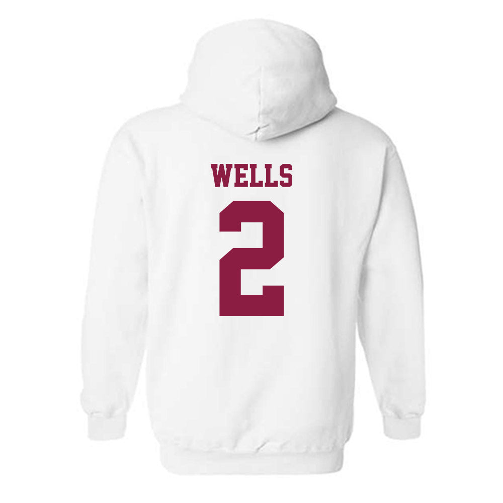 Virginia Tech - NCAA Women's Basketball : Leila Wells - Classic Fashion Shersey Hooded Sweatshirt-1