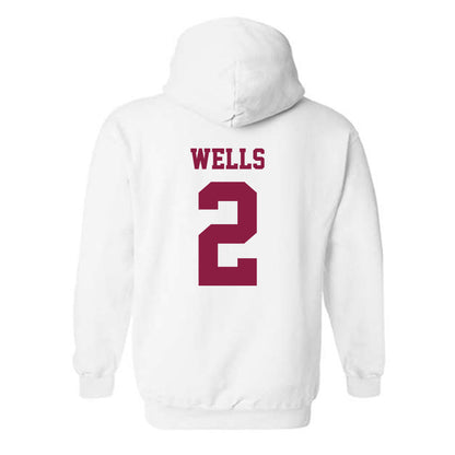 Virginia Tech - NCAA Women's Basketball : Leila Wells - Classic Fashion Shersey Hooded Sweatshirt-1