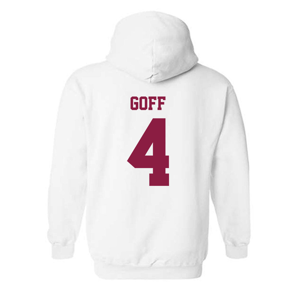 Virginia Tech - NCAA Women's Basketball : Natalee Goff - Classic Fashion Shersey Hooded Sweatshirt-1