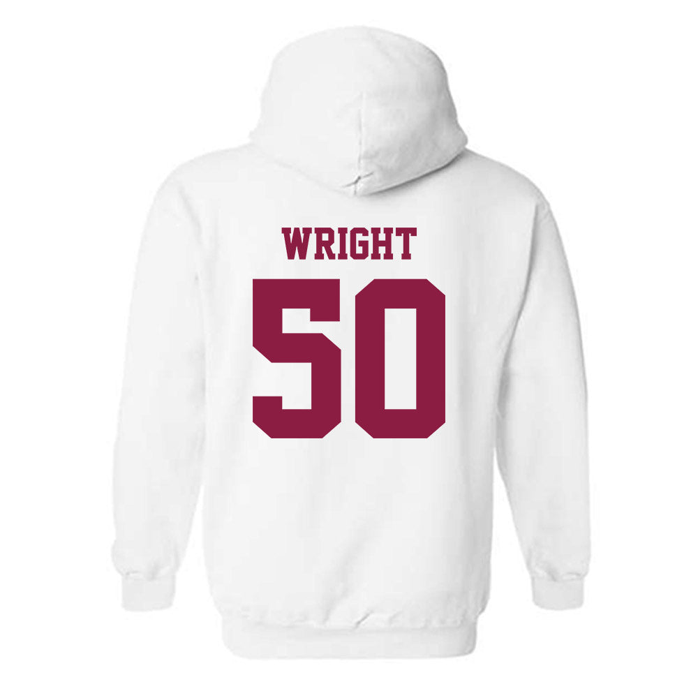 Virginia Tech - NCAA Football : Nathaniel Wright - Classic Fashion Shersey Hooded Sweatshirt-1
