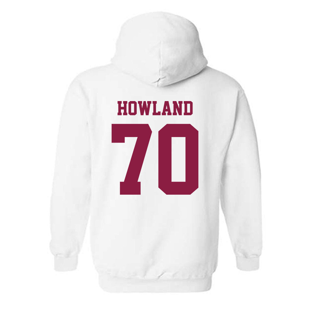 Virginia Tech - NCAA Football : Logan Howland - Classic Fashion Shersey Hooded Sweatshirt-1