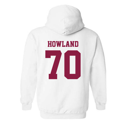 Virginia Tech - NCAA Football : Logan Howland - Classic Fashion Shersey Hooded Sweatshirt-1
