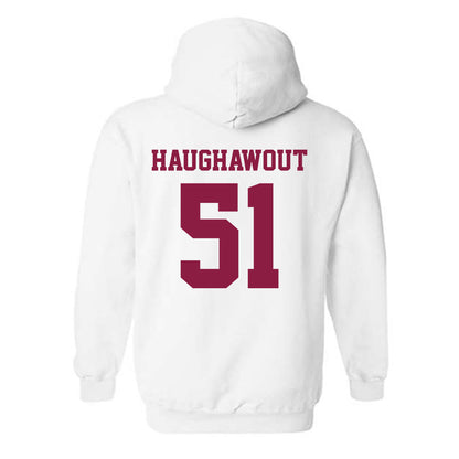 Virginia Tech - NCAA Football : Elijah Haughawout - Classic Fashion Shersey Hooded Sweatshirt-1