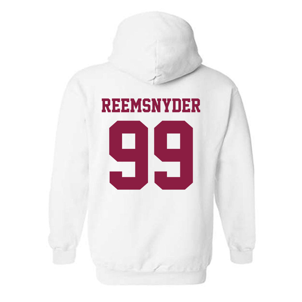 Virginia Tech - NCAA Football : Cole Reemsnyder - Classic Fashion Shersey Hooded Sweatshirt-1