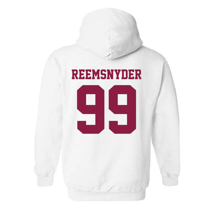 Virginia Tech - NCAA Football : Cole Reemsnyder - Classic Fashion Shersey Hooded Sweatshirt-1