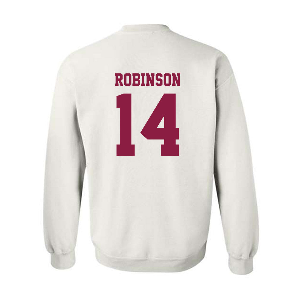 Virginia Tech - NCAA Football : Sheldon Robinson - Classic Fashion Shersey Crewneck Sweatshirt-1
