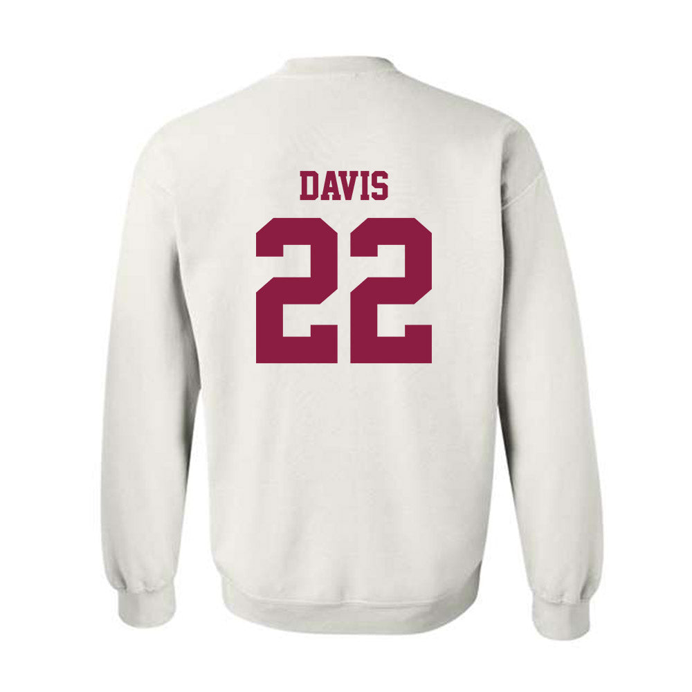 Virginia Tech - NCAA Men's Basketball : Solomon Davis - Classic Fashion Shersey Crewneck Sweatshirt-1