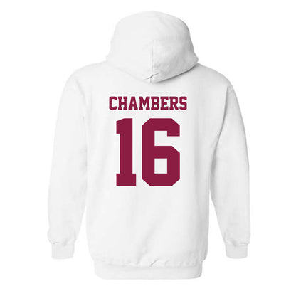 Virginia Tech - NCAA Football : Noah Chambers - Classic Fashion Shersey Hooded Sweatshirt-1