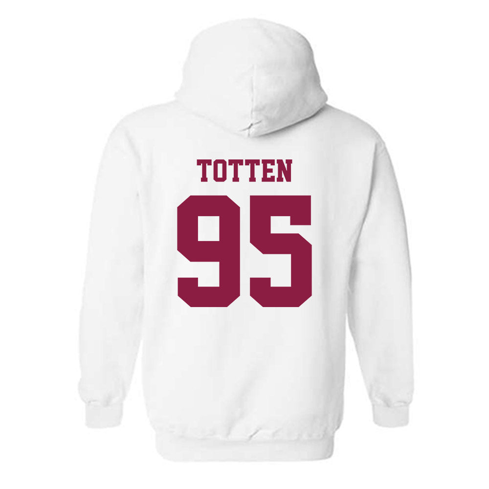 Virginia Tech - NCAA Football : Nathan Totten - Classic Fashion Shersey Hooded Sweatshirt-1