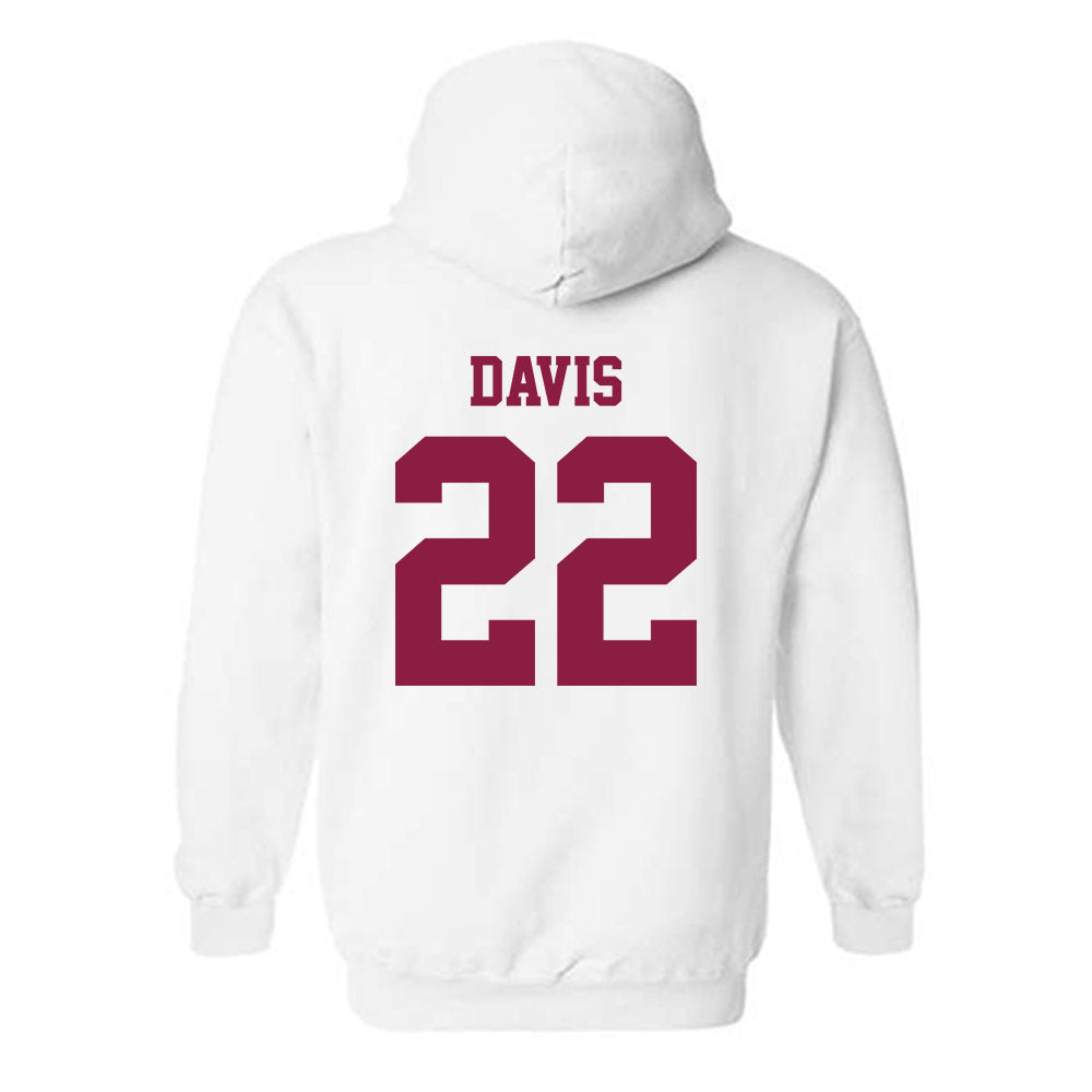 Virginia Tech - NCAA Men's Basketball : Solomon Davis - Classic Fashion Shersey Hooded Sweatshirt-1