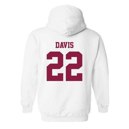 Virginia Tech - NCAA Men's Basketball : Solomon Davis - Classic Fashion Shersey Hooded Sweatshirt-1