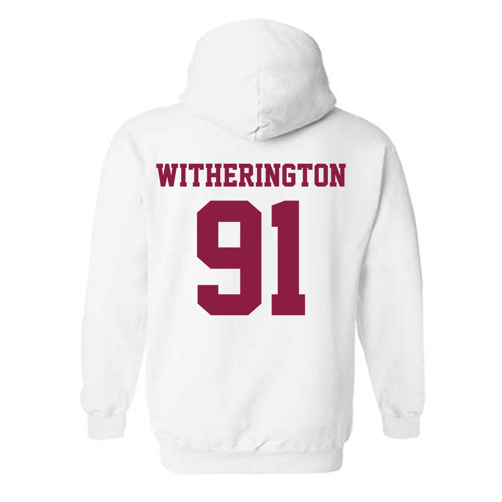 Virginia Tech - NCAA Football : Garrett Witherington - Classic Fashion Shersey Hooded Sweatshirt-1