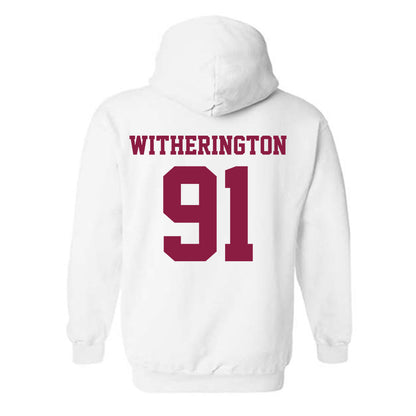Virginia Tech - NCAA Football : Garrett Witherington - Classic Fashion Shersey Hooded Sweatshirt-1