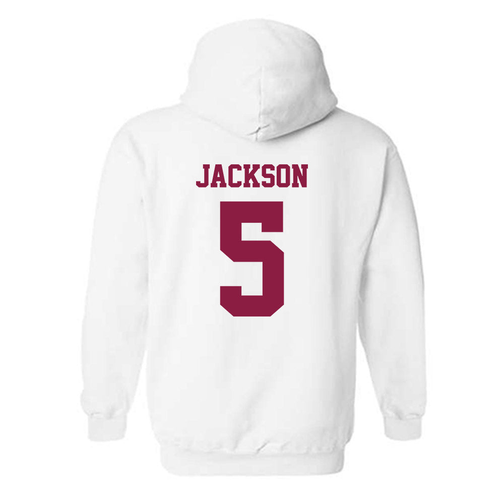 Virginia Tech - NCAA Football : Marlion Jackson - Classic Fashion Shersey Hooded Sweatshirt-1