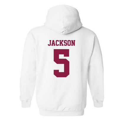 Virginia Tech - NCAA Football : Marlion Jackson - Classic Fashion Shersey Hooded Sweatshirt-1