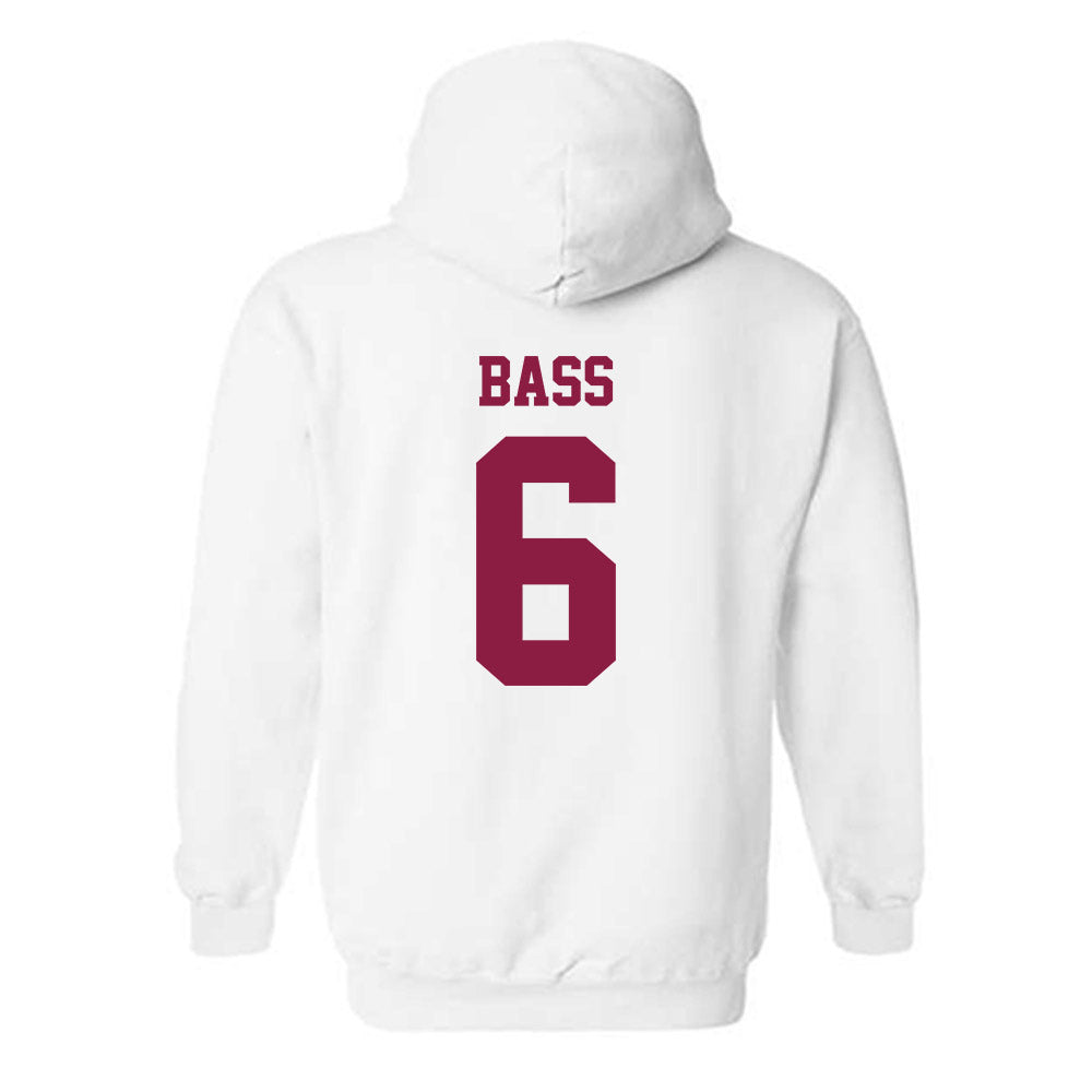 Virginia Tech - NCAA Football : Jordan Bass - Classic Fashion Shersey Hooded Sweatshirt-1