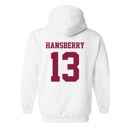 Virginia Tech - NCAA Men's Basketball : Amani Hansberry - Classic Fashion Shersey Hooded Sweatshirt-1