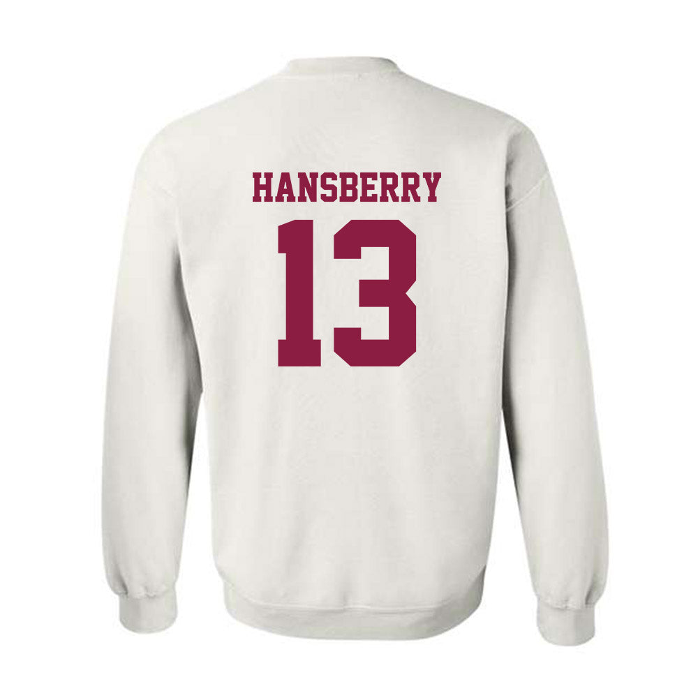 Virginia Tech - NCAA Men's Basketball : Amani Hansberry - Classic Fashion Shersey Crewneck Sweatshirt-1