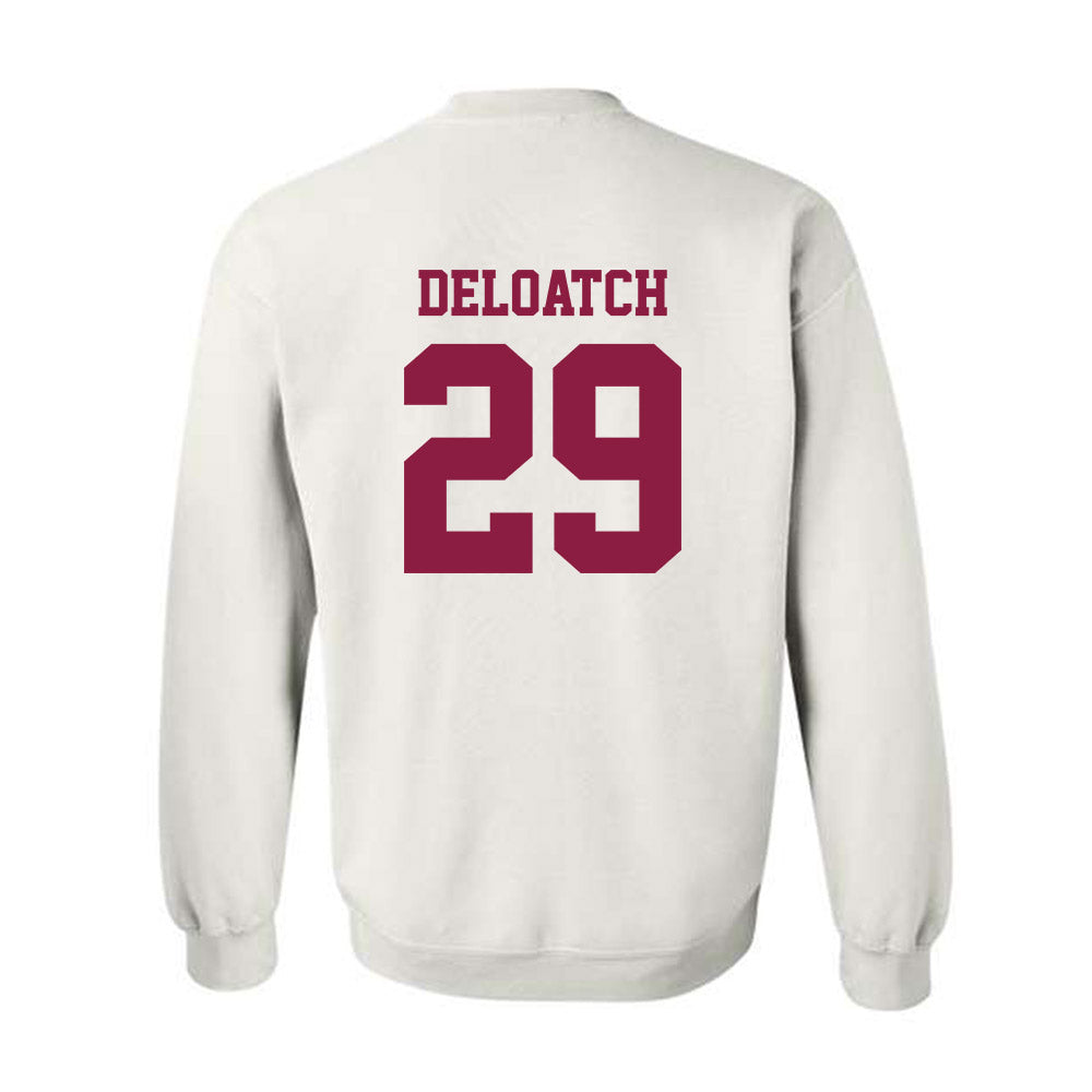 Virginia Tech - NCAA Football : Jahmari DeLoatch - Classic Fashion Shersey Crewneck Sweatshirt-1