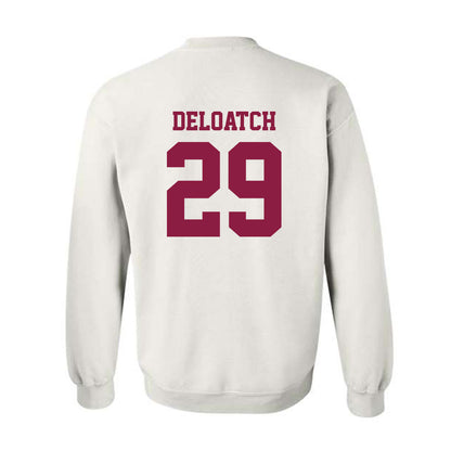 Virginia Tech - NCAA Football : Jahmari DeLoatch - Classic Fashion Shersey Crewneck Sweatshirt-1