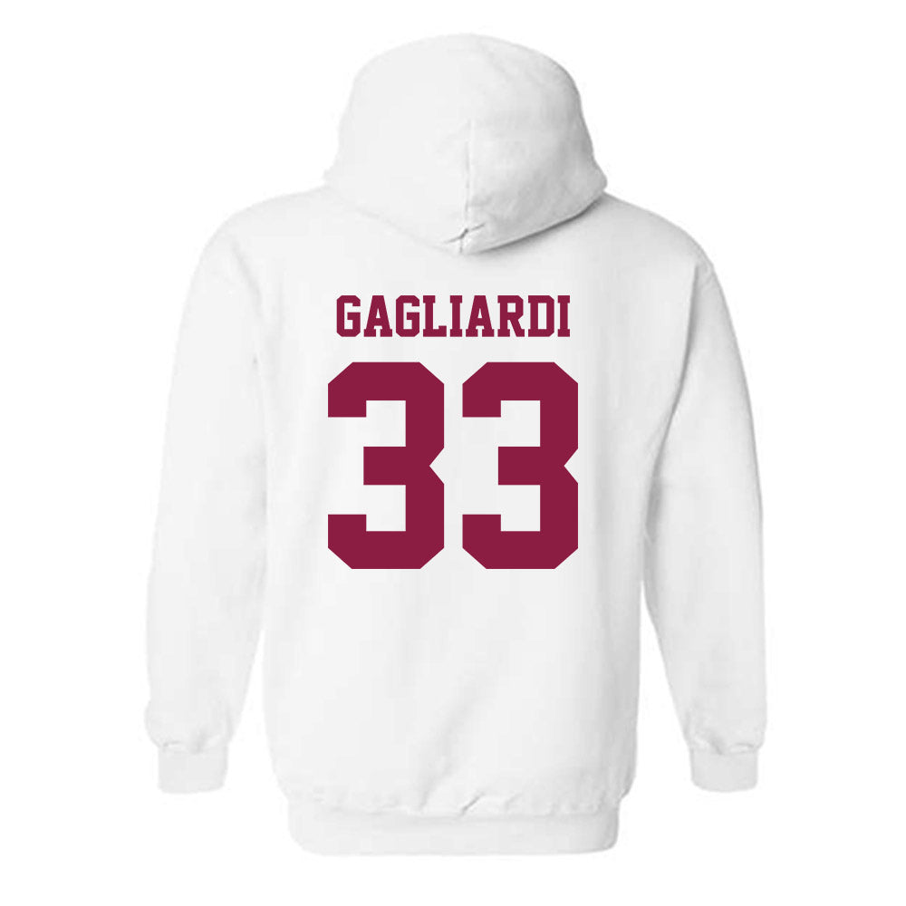 Virginia Tech - NCAA Softball : Mia Gagliardi - Classic Fashion Shersey Hooded Sweatshirt-1