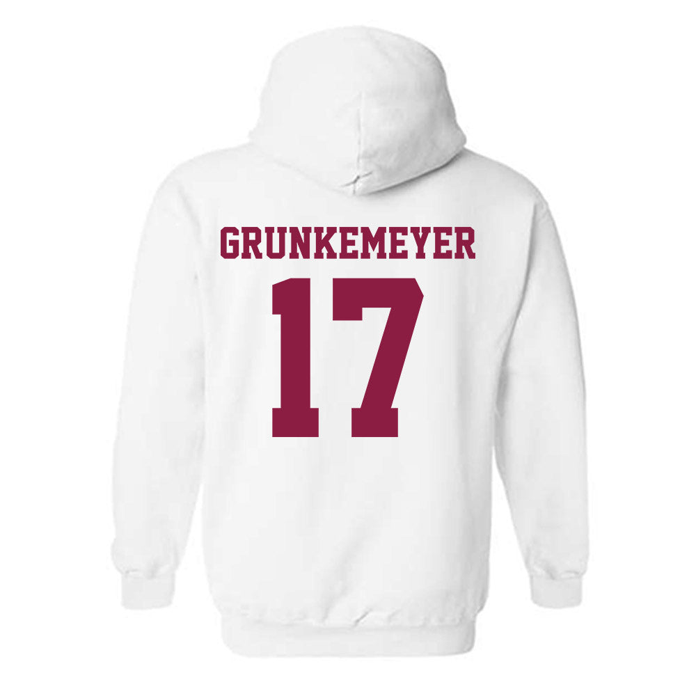 Virginia Tech - NCAA Football : Ethan Grunkemeyer - Classic Fashion Shersey Hooded Sweatshirt-1