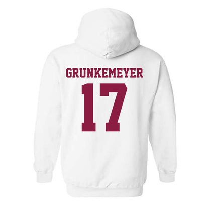 Virginia Tech - NCAA Football : Ethan Grunkemeyer - Classic Fashion Shersey Hooded Sweatshirt-1