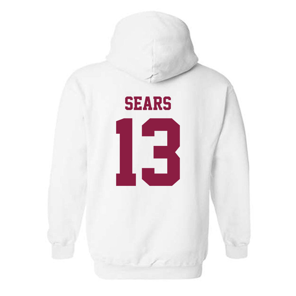 Virginia Tech - NCAA Women's Basketball : Kate Sears - Classic Fashion Shersey Hooded Sweatshirt-1