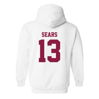Virginia Tech - NCAA Women's Basketball : Kate Sears - Classic Fashion Shersey Hooded Sweatshirt-1