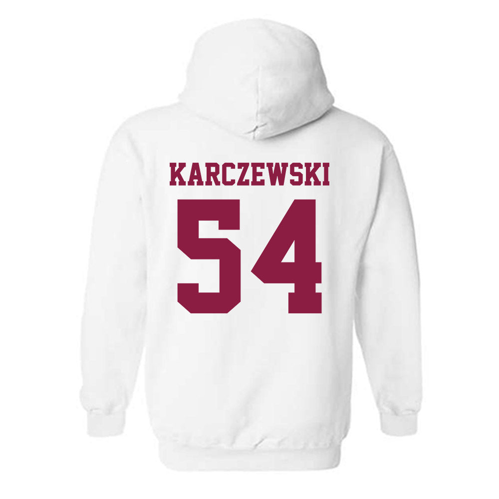 Virginia Tech - NCAA Football : Grant Karczewski - Classic Fashion Shersey Hooded Sweatshirt-1