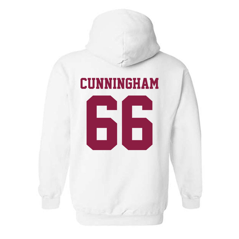 Virginia Tech - NCAA Football : Montavious Cunningham - Classic Fashion Shersey Hooded Sweatshirt-1